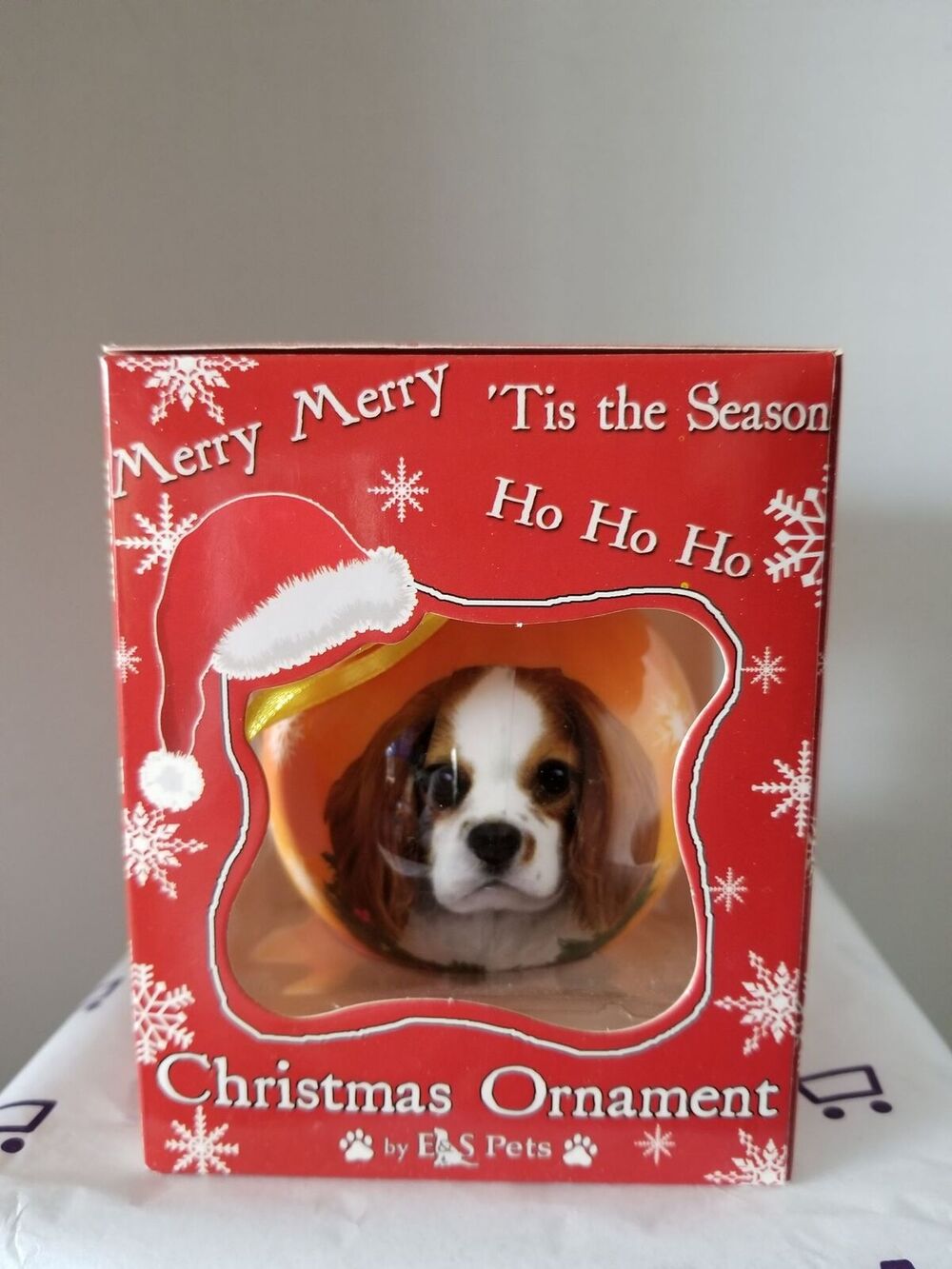 Dog Ornament - E&S Pets - King Charles Cavalier - 3"